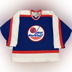 NWT Winnipeg Jets Vintage Hockey CCM NHL Jersey Size L